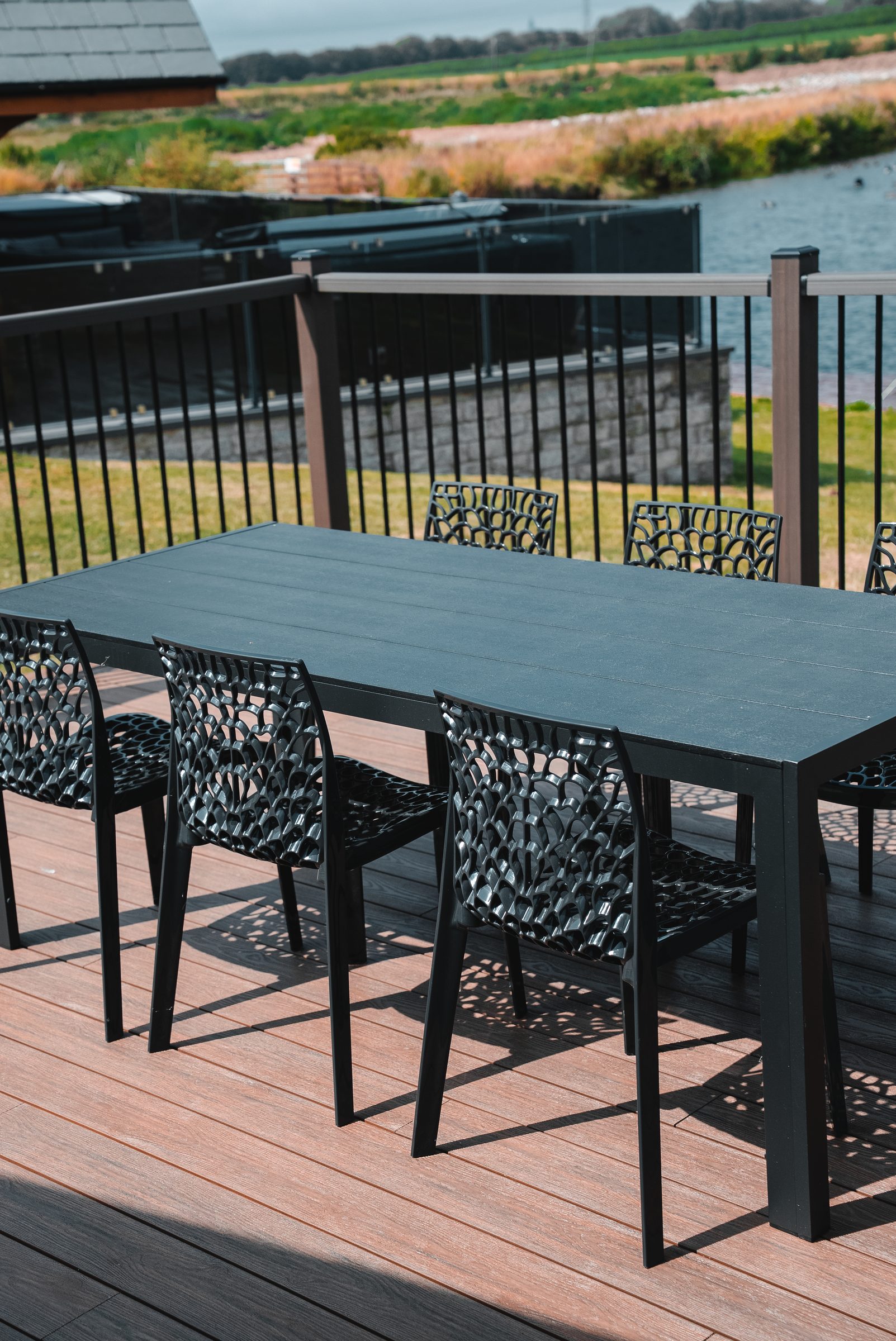 Signature Lake View 4 Lodge with hot tub at Ream Hills Holiday Park
